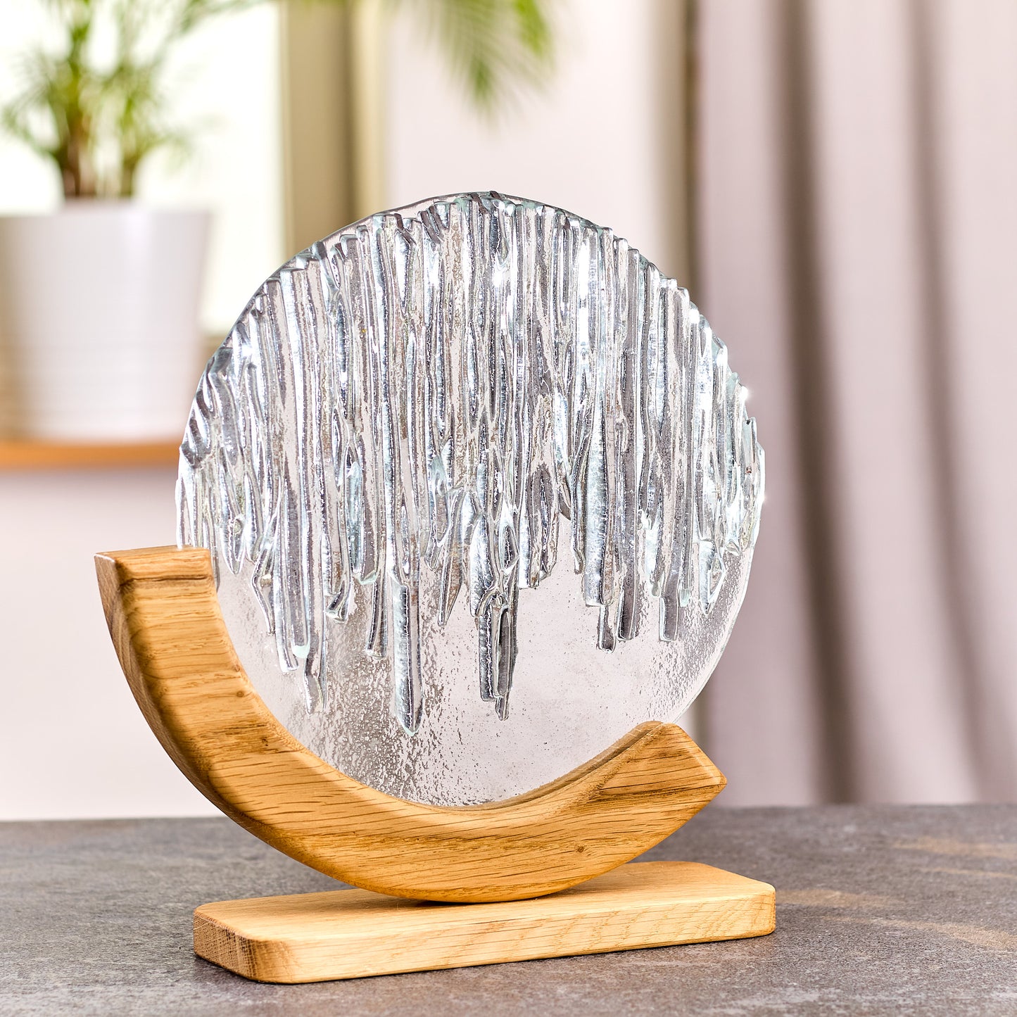 Icicle Cascade Stained Glass Stand