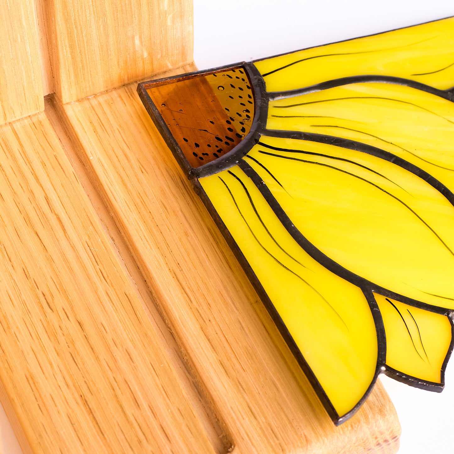Sunflower Bookend Stained Glass