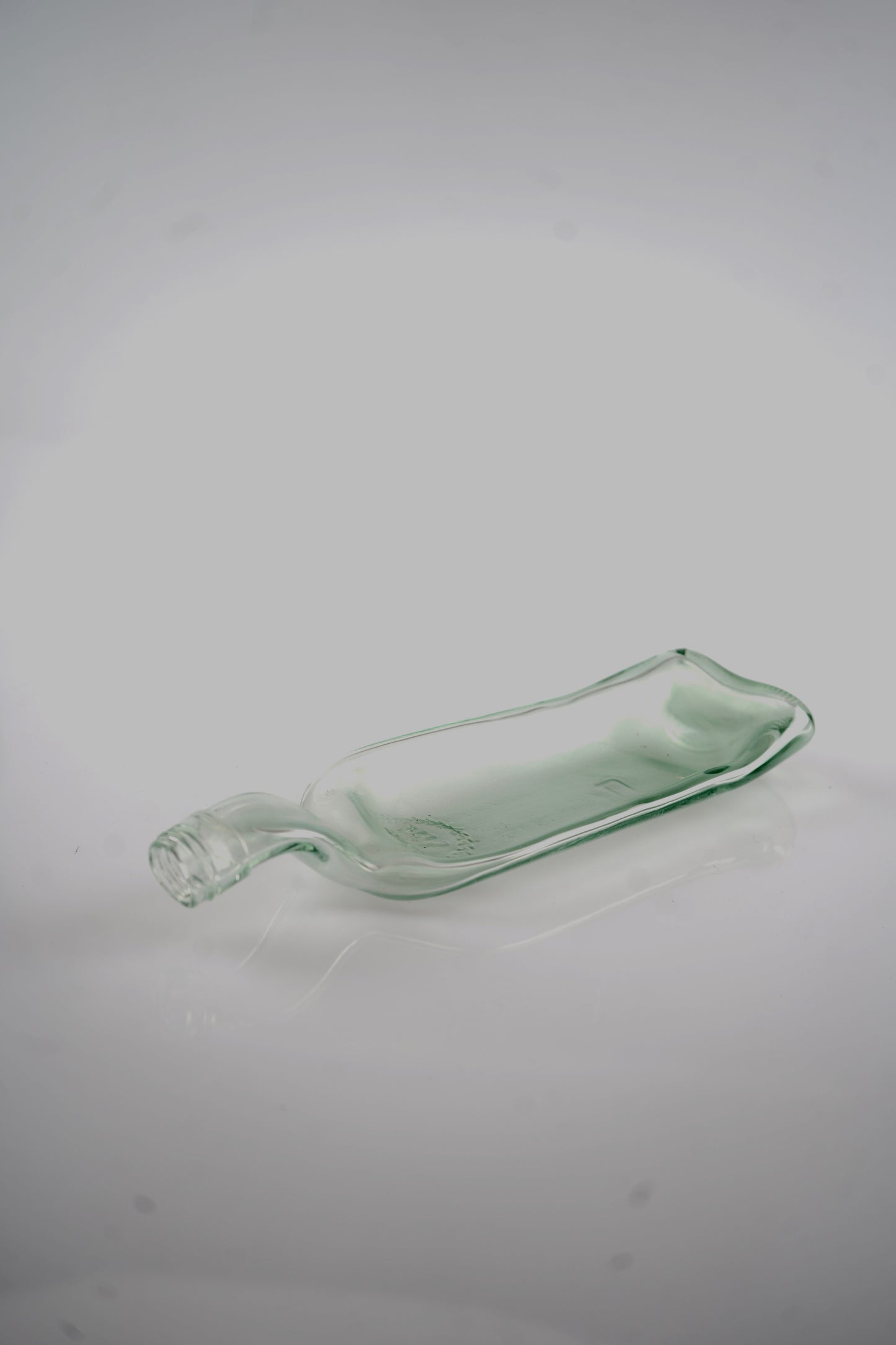 Fused Wine Bottle Glass Serving Platter