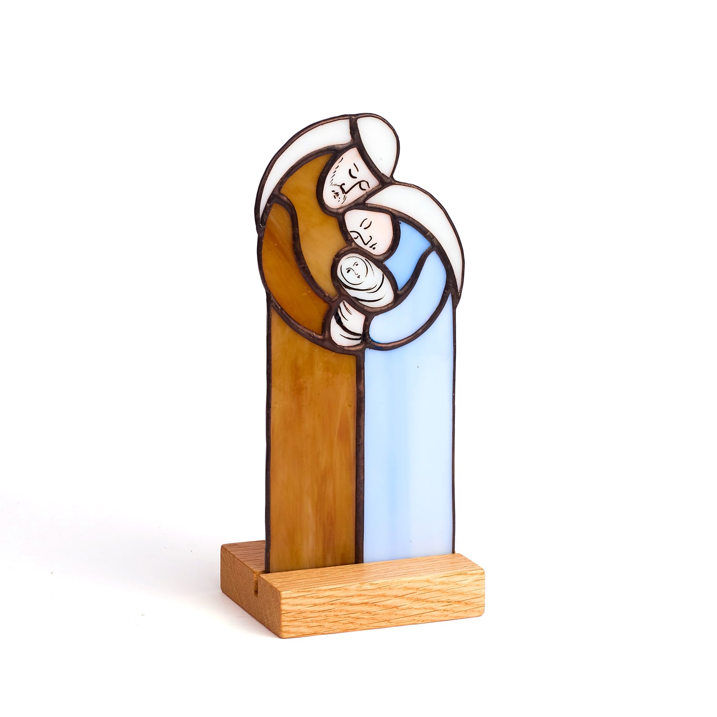 Holy Family Stained Glass Tabletop