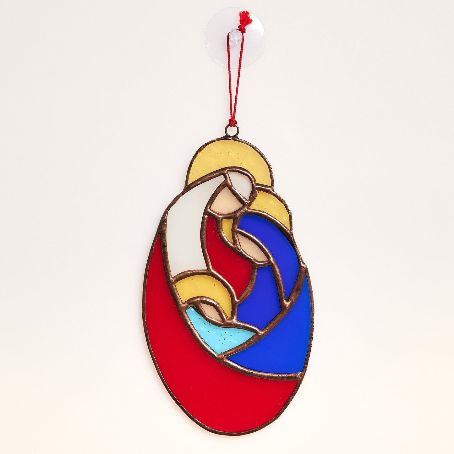Holy Family Stained Glass Suncathcer