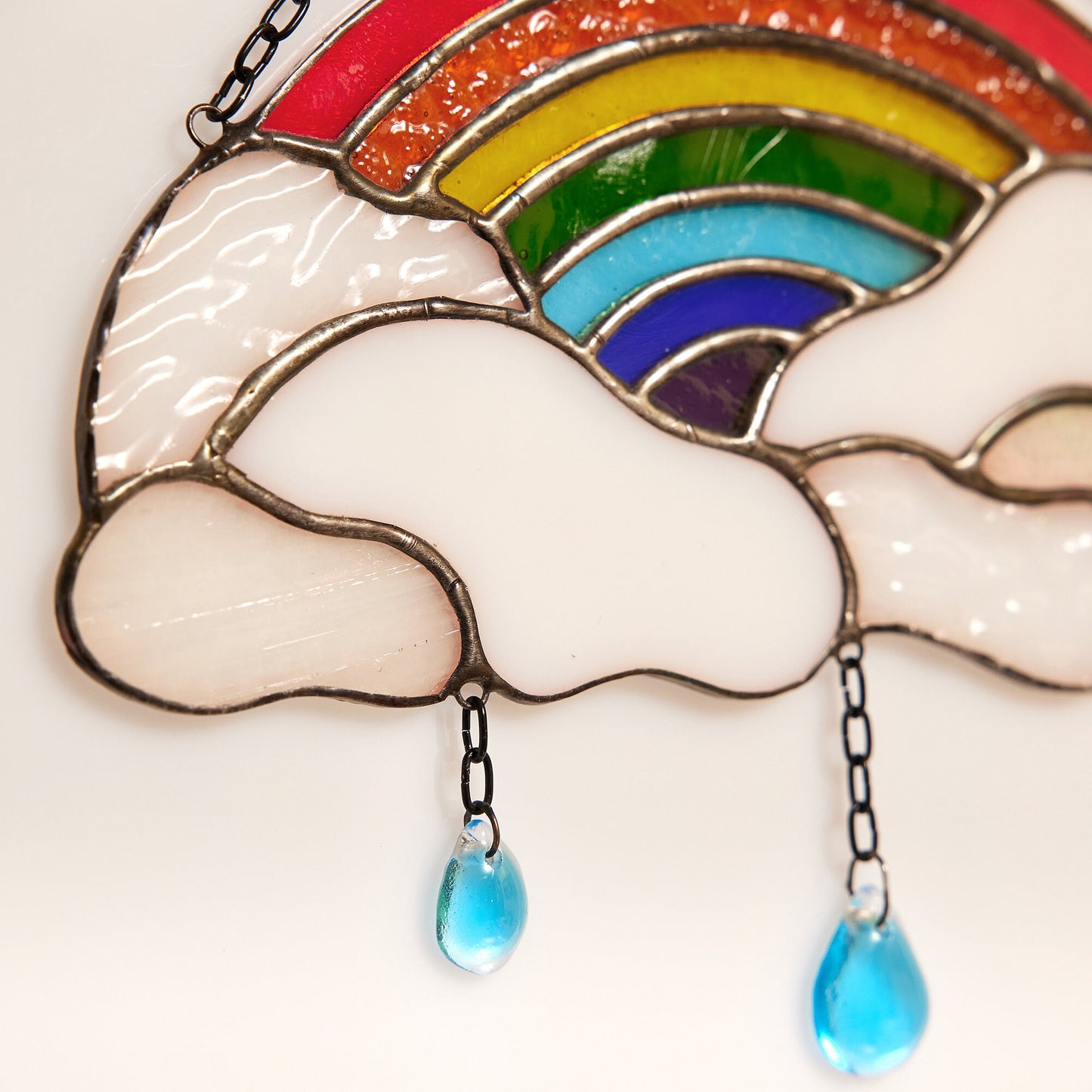 Rainbow Stained Glass Suncatcher