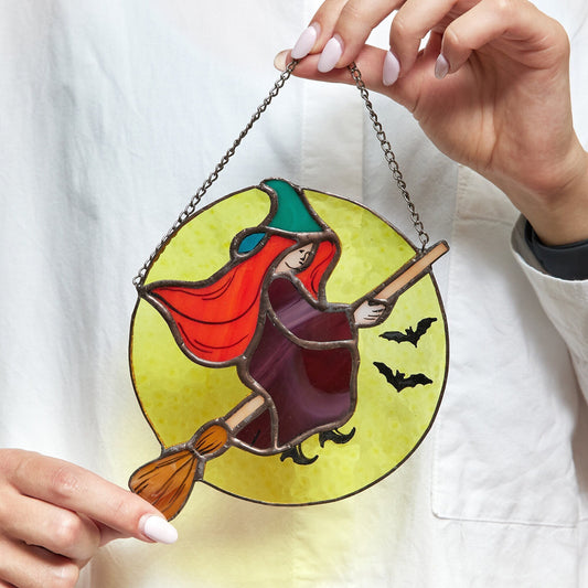 Flying Witch Halloween Decor