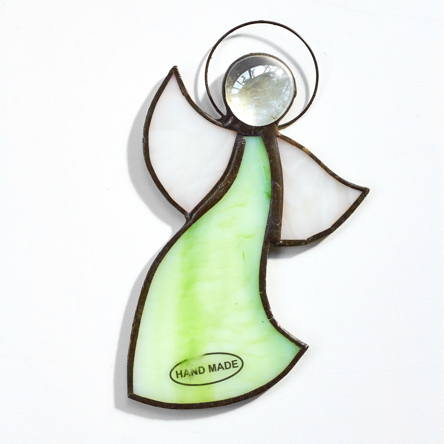 Stained Glass Dancing Angel Ornament