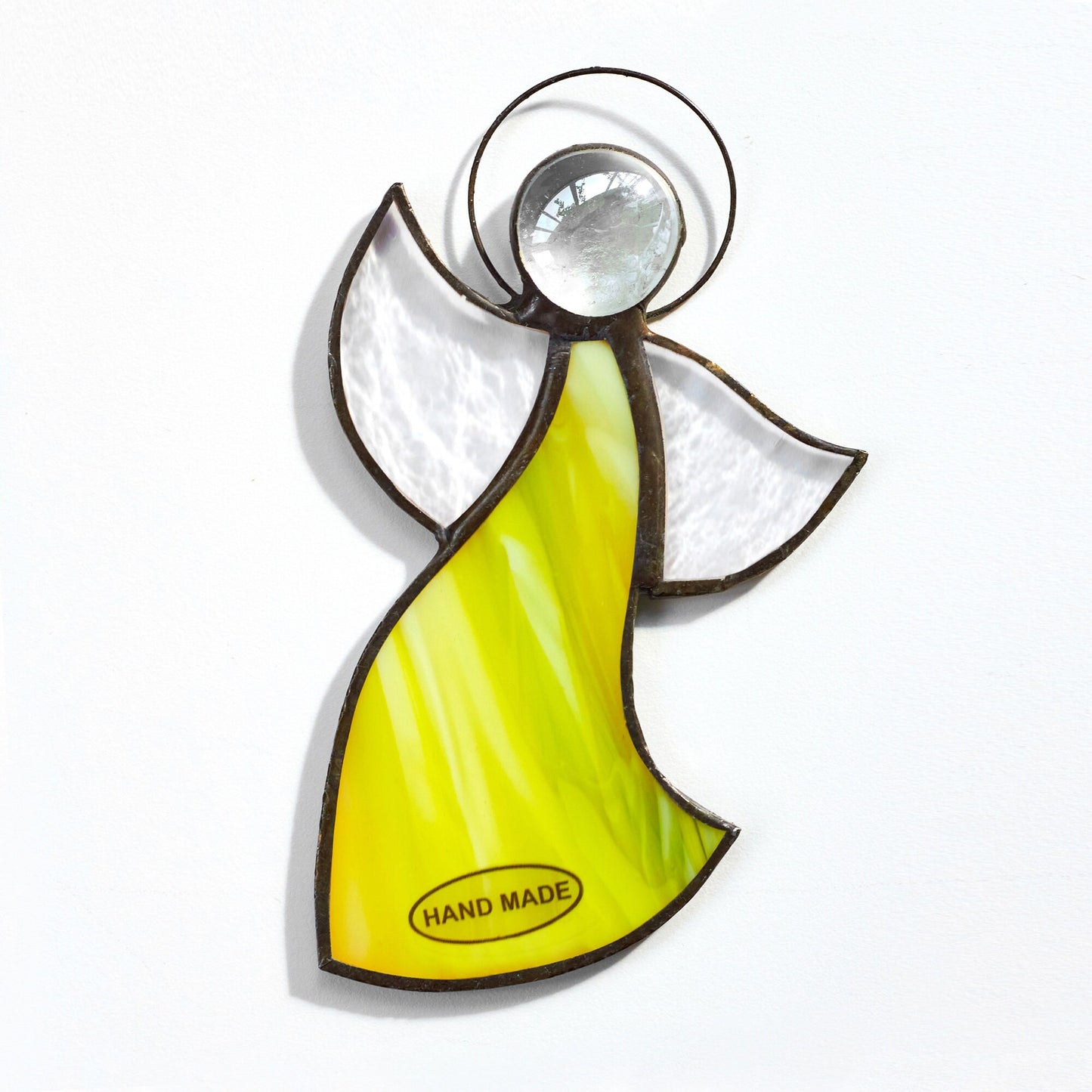 Stained Glass Dancing Angel Ornament
