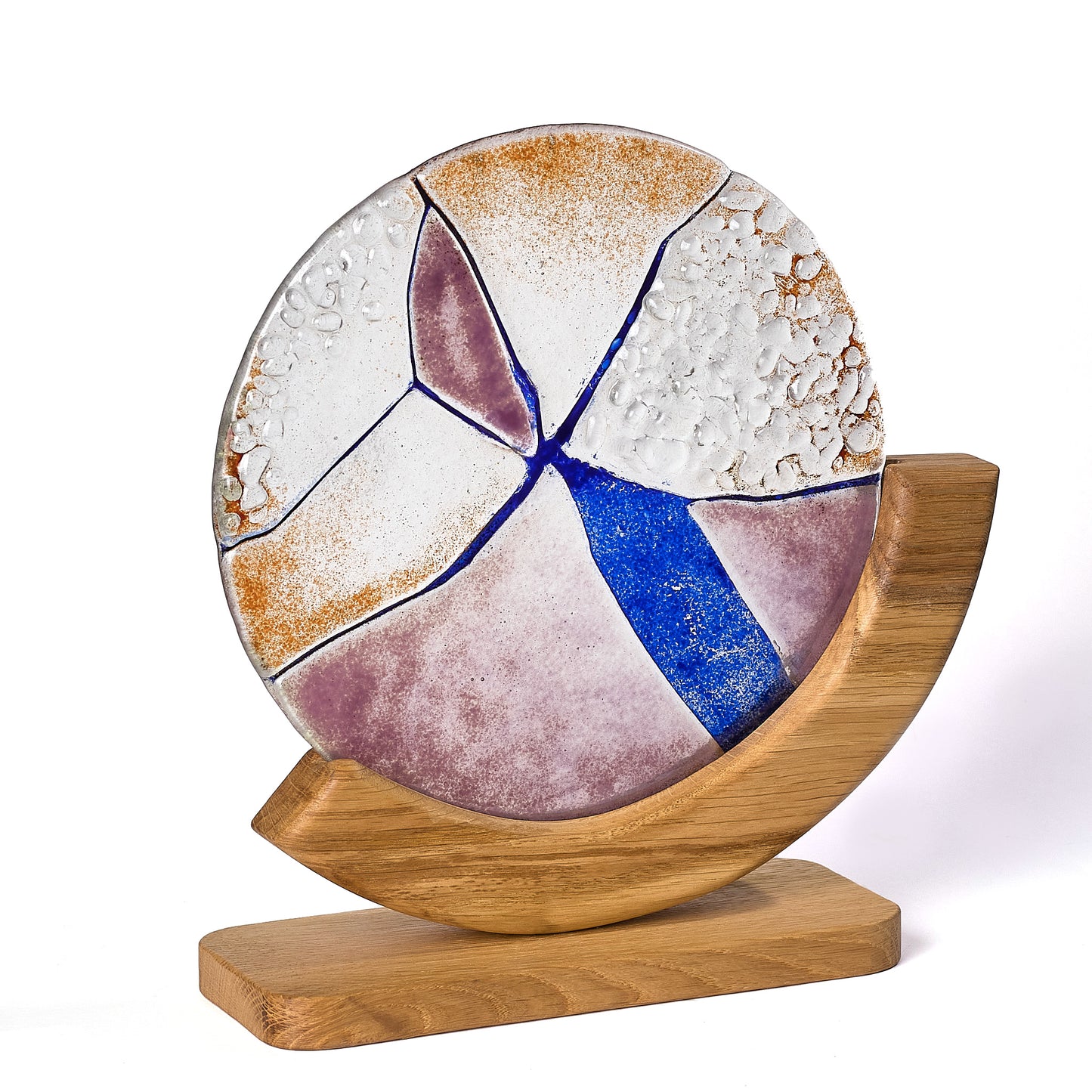 Cosmic Flow Stained Glass Stand