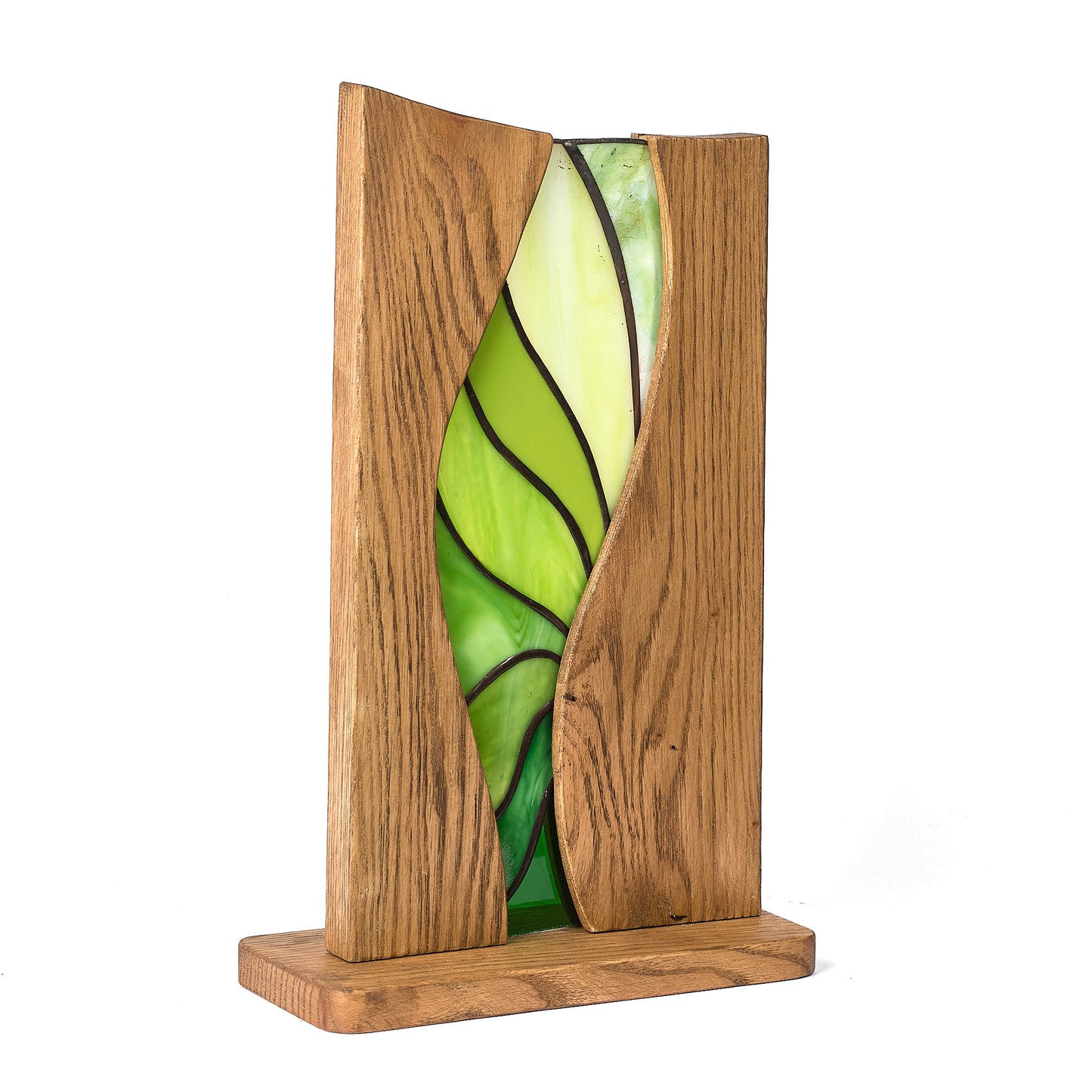 Verdant Harmony Stained Glass Stand