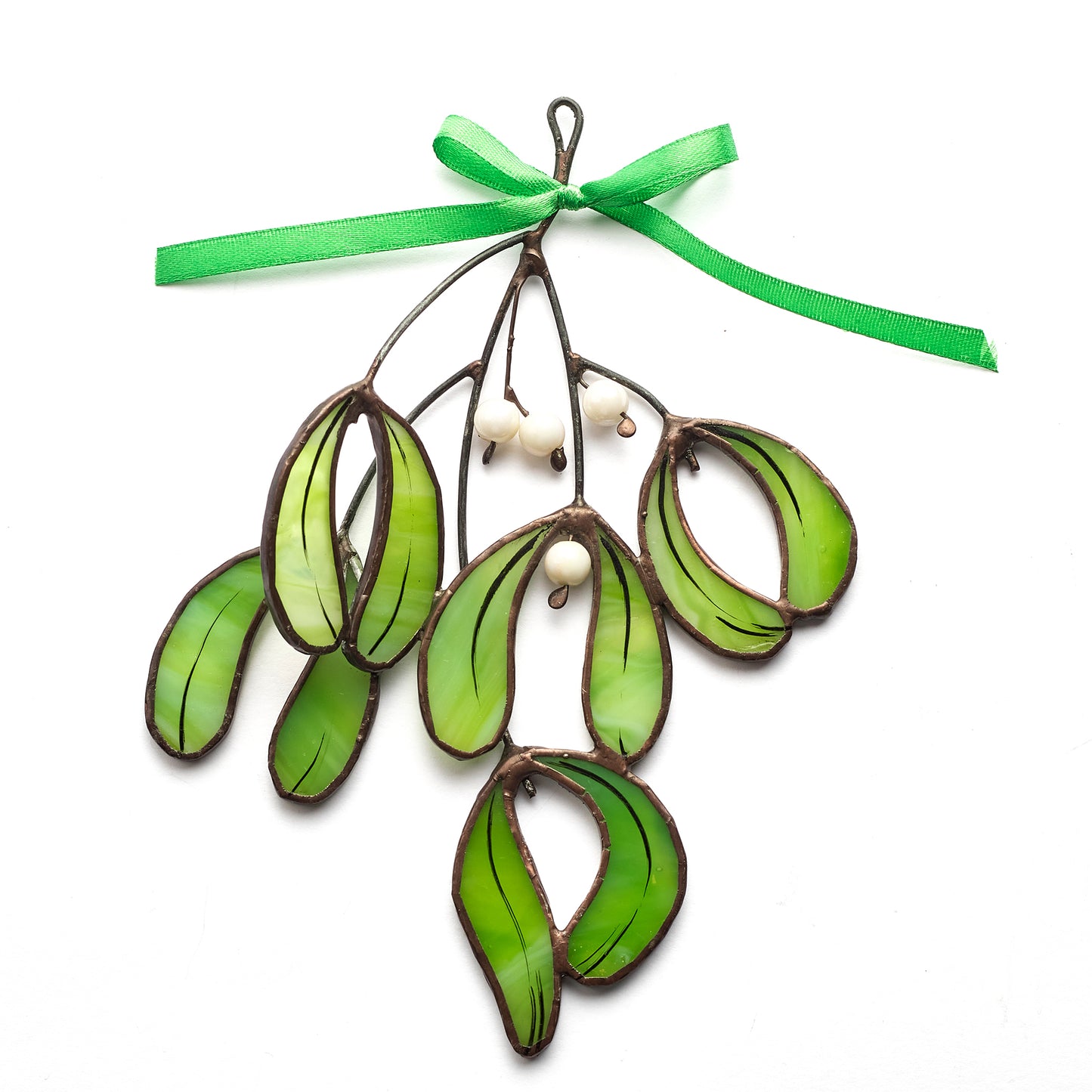 Stained Glass Mistletoe Symbol