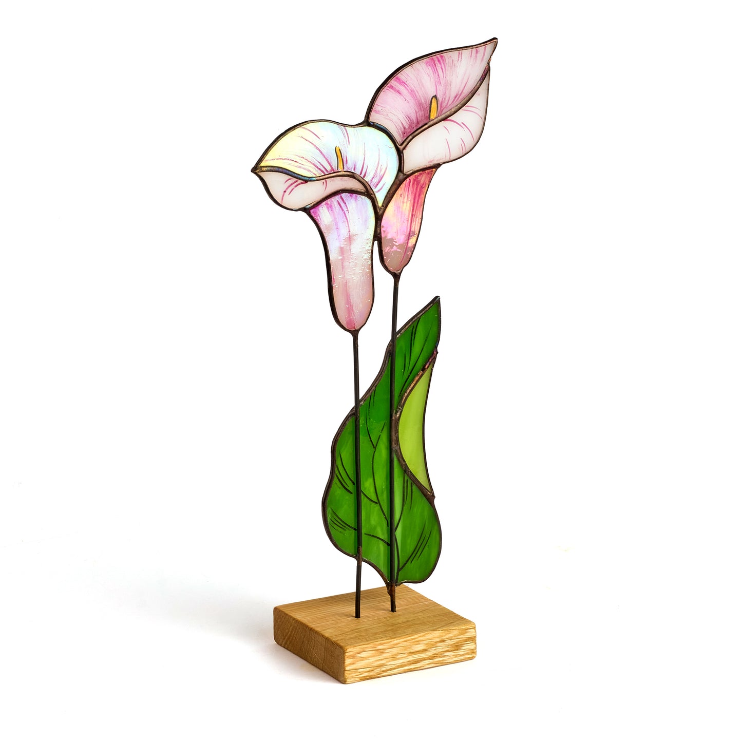 Calla Lily Flower Stained Glass Tabletop