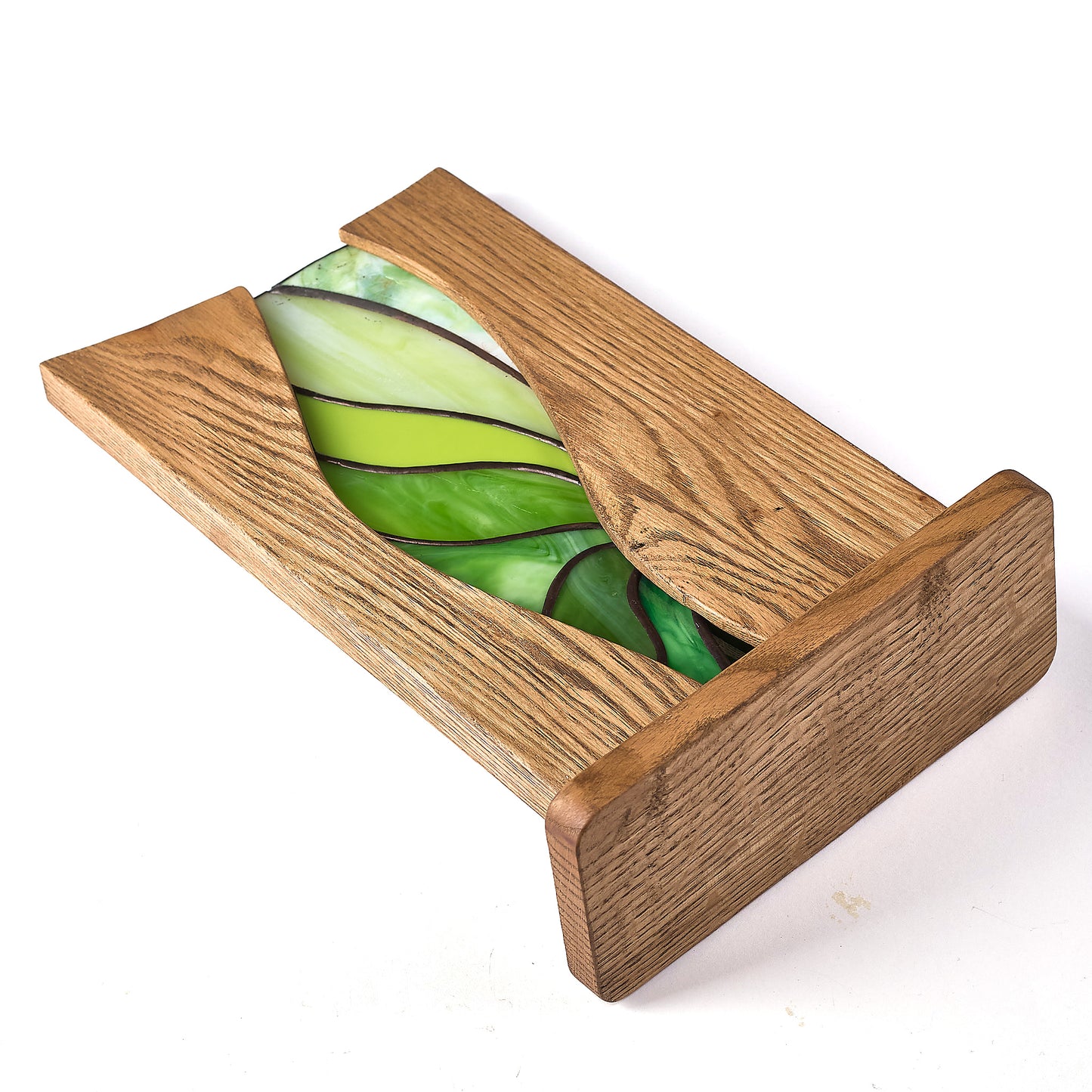 Verdant Harmony Stained Glass Stand