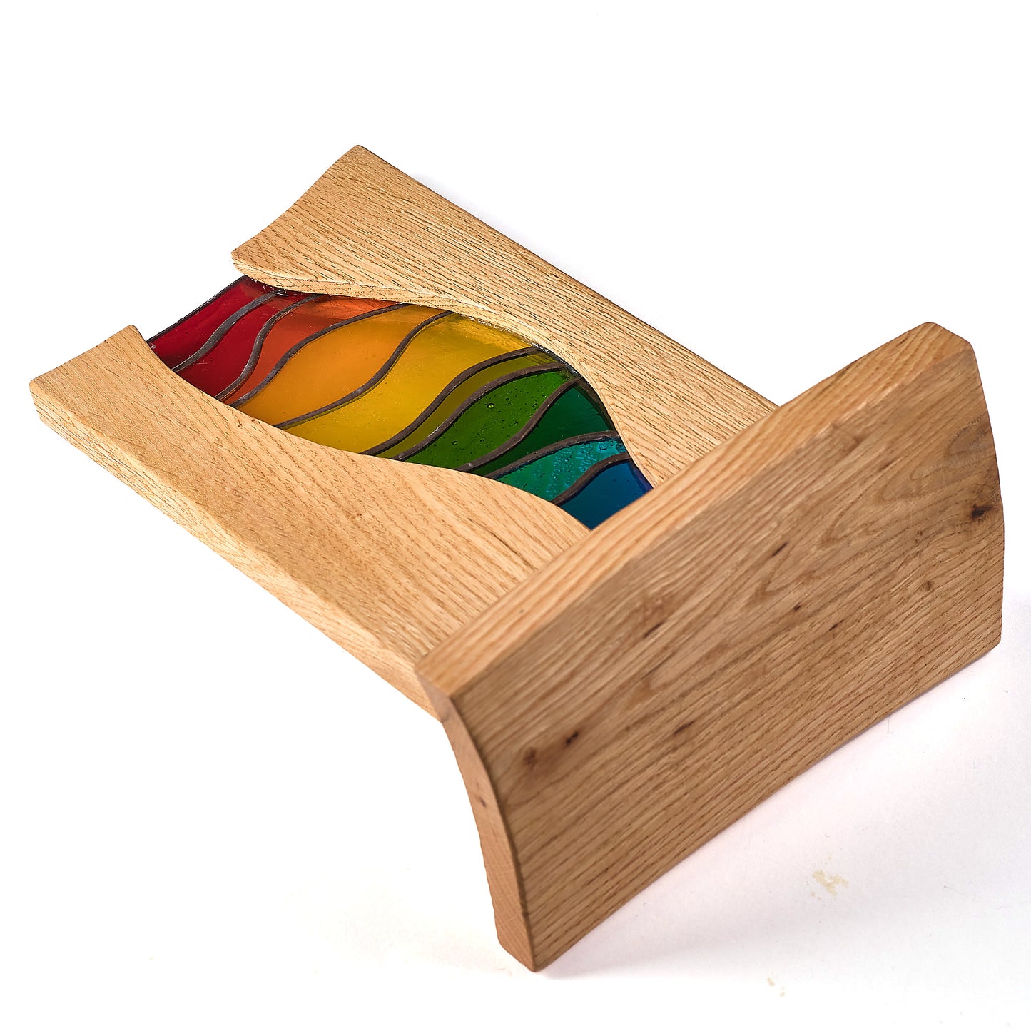 Rainbow Flow Stained Glass Stand