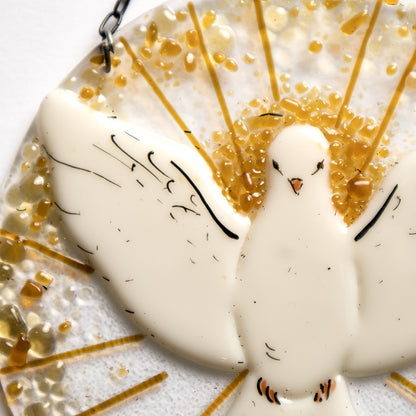 Fused Glass Holy Spirit