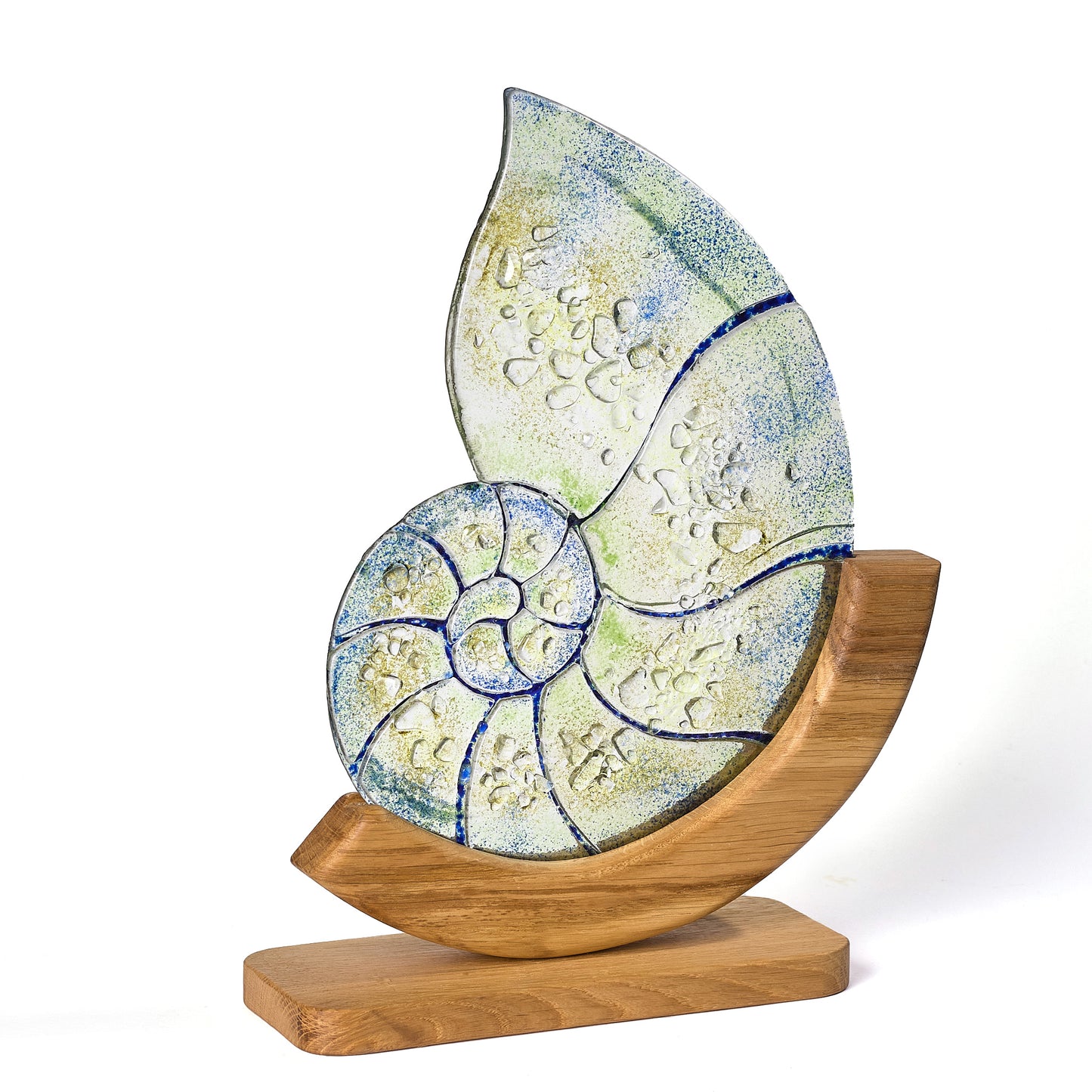 Nautilus Dream Stained Glass Stand