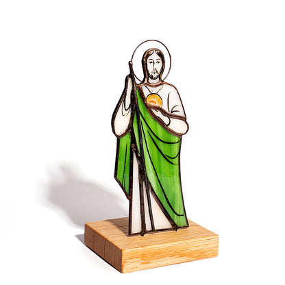 St. Jude Apostle Stained Glass Tabletop