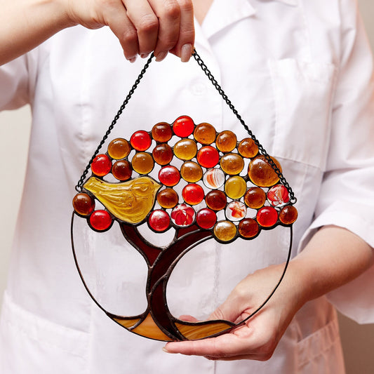 Tree of life Stained Glass Suncatcher