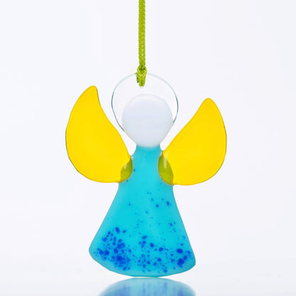Set of 3/10/20 Fused Glass Angels