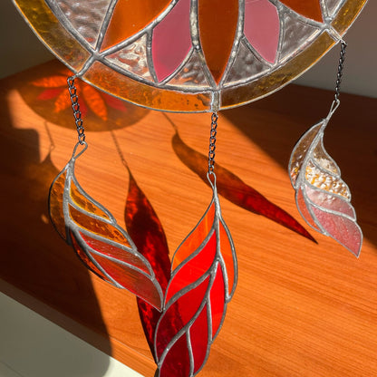 Dreamcatcher Stained Glass Suncatcher
