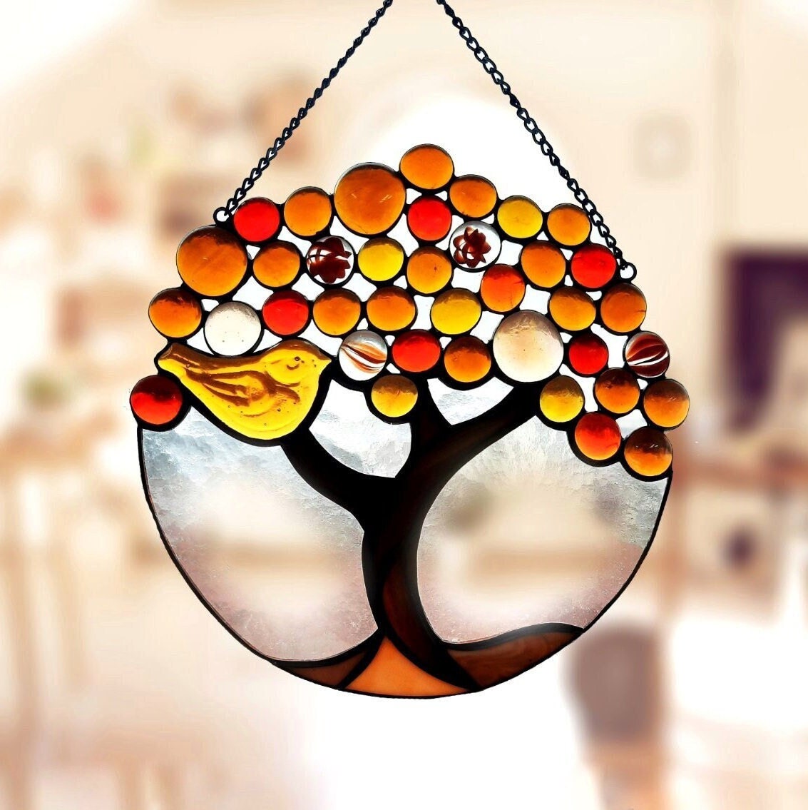 Tree of life Stained glass Suncatcher
