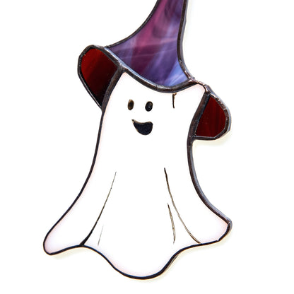 Little Ghost Stained Glass Halloween Decoration