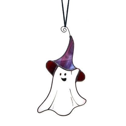 Little Ghost Stained Glass Halloween Decoration