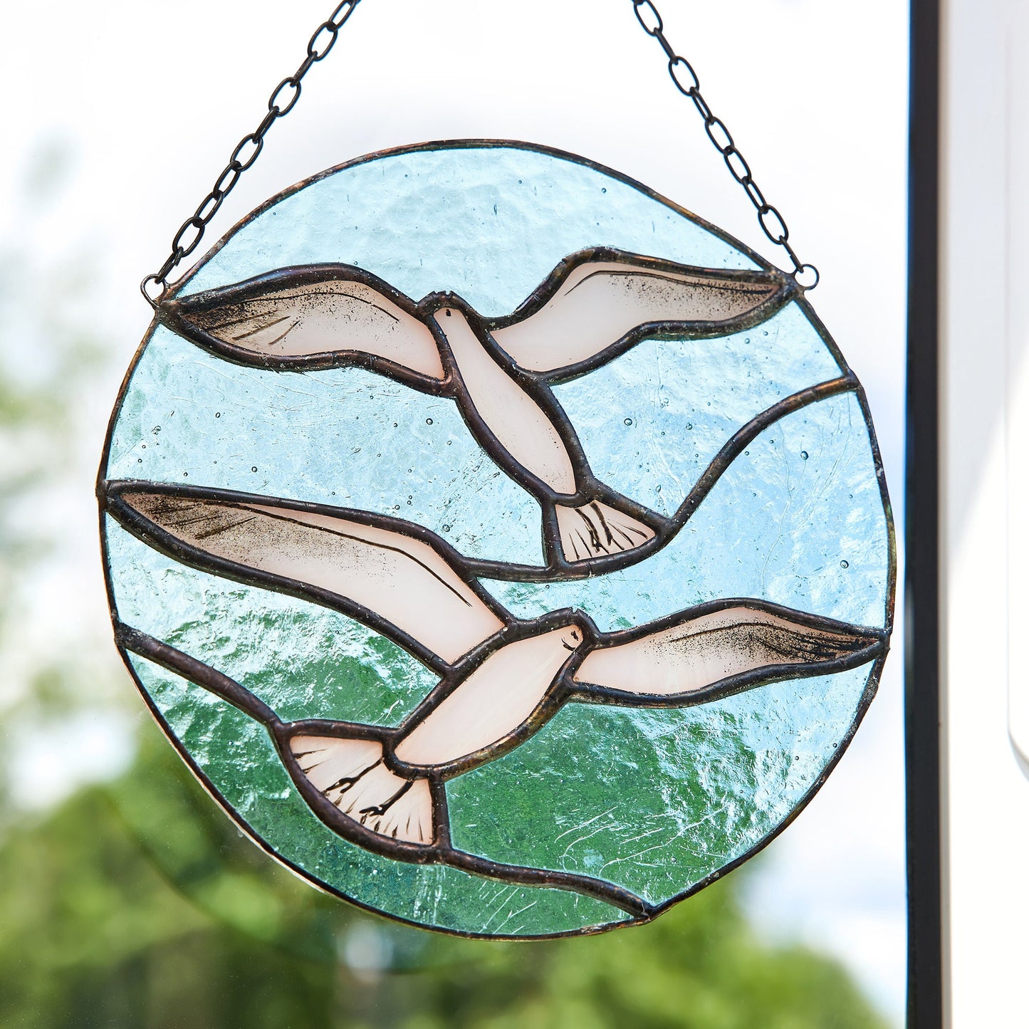 Seagull Stained Glass Suncatcher