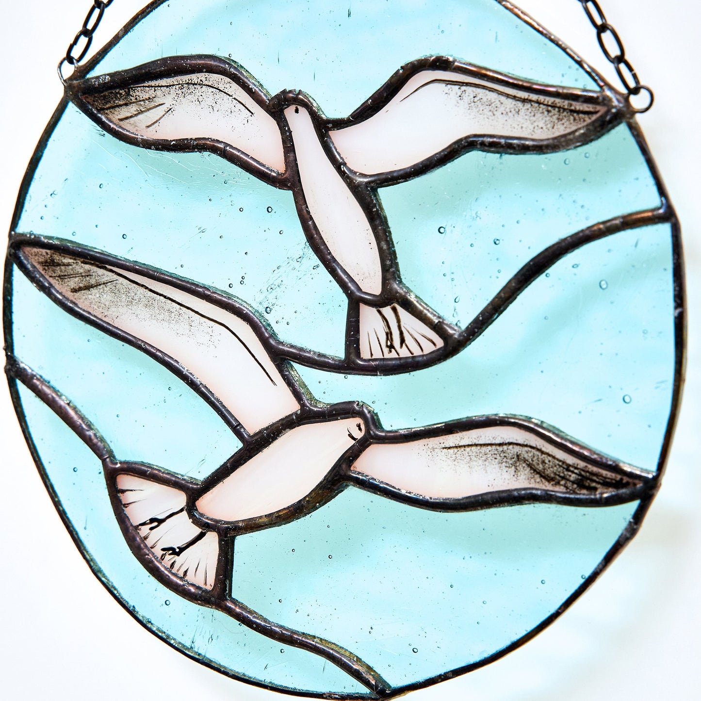 Seagull Stained Glass Suncatcher