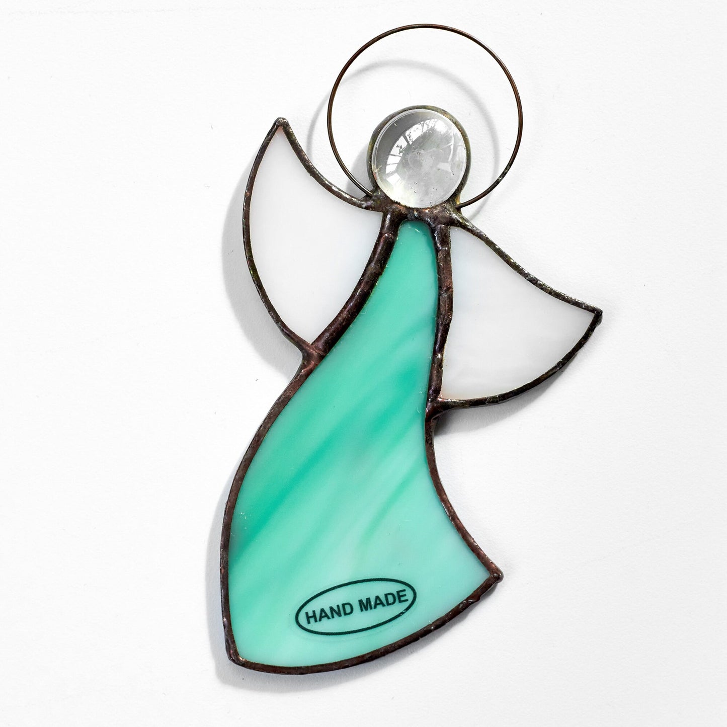 Stained Glass Dancing Angel Ornament