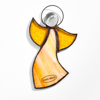 Stained Glass Dancing Angel Ornament