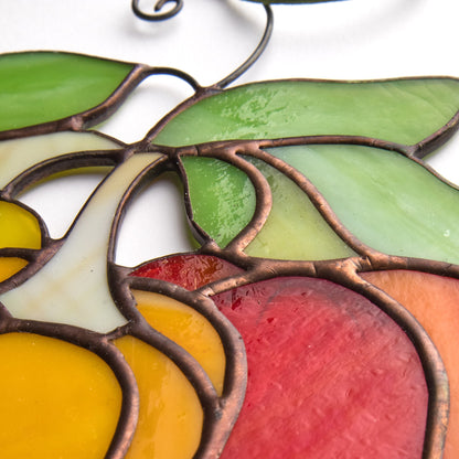 Peppers Stained Glass Suncatcher